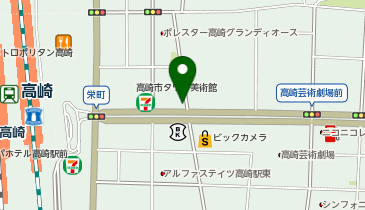 高崎美容クリニックの地図画像