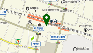 湘南美容クリニック甲府院の地図画像