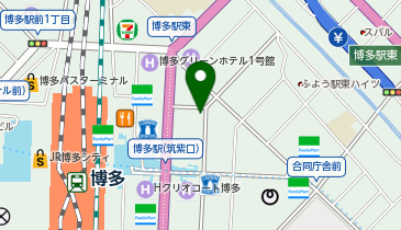 博多美容クリニックの地図画像