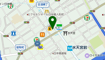 人形町しずか皮ふ科の地図画像