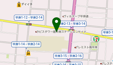 平岸メンタルクリニックの地図画像