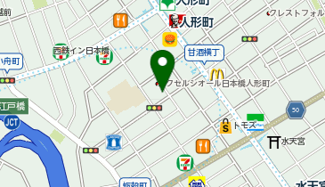 日本橋人形町整形外科の地図画像