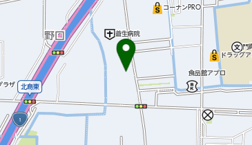 ばば耳鼻科・日帰り手術クリニックの地図画像