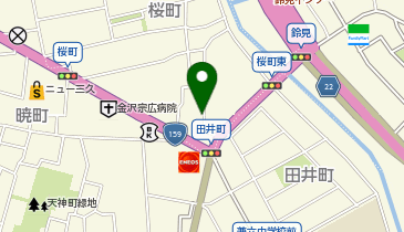 金沢桜町ウイメンズヘルスクリニックの地図画像