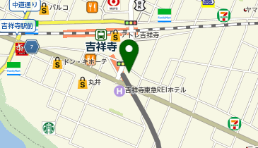 吉祥寺おおさき内科・脳神経内科の地図画像