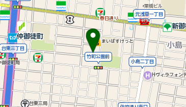 御徒町しろくま皮膚科の地図画像