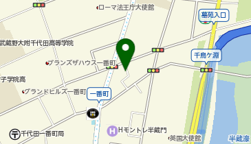 一番町まつりかクリニックの地図画像