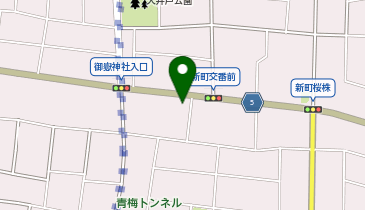 青梅耳鼻咽喉科の地図画像