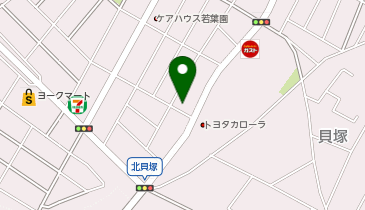 わかば検査・健診クリニックの地図画像