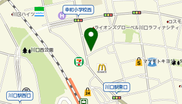 川口駅前りん皮ふ科の地図画像