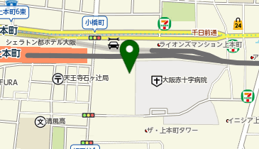 上本町 運動器ケアクリニックの地図画像