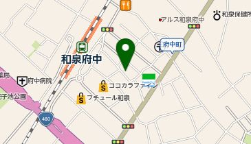 泉州ホームケアクリニックの地図画像