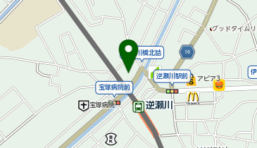 宝塚ふじいクリニックの地図画像