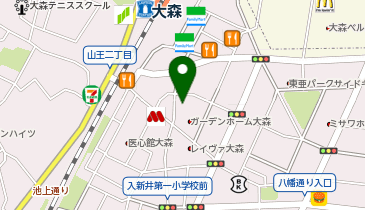 Luz大森整形外科の地図画像