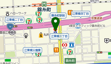 UBCLINIC錦糸町の地図画像