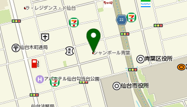 勾当台あやこクリニックの地図画像