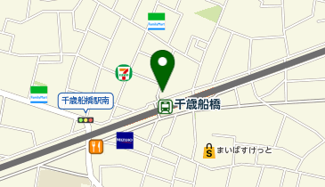 ちとふなペインクリニックの地図画像