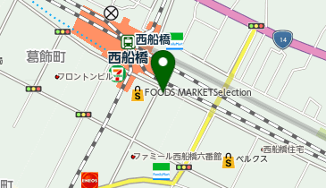 西船ゆうなぎ診療所の地図画像