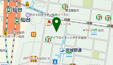 仙台消化器・内視鏡内科 はじめのクリニック 仙台駅前院の地図画像