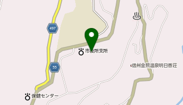 大町市国民健康保険八坂診療所の地図画像