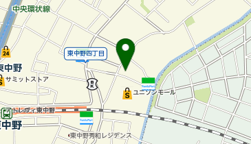 東中野 咳とぜんそくの内科クリニックの地図画像