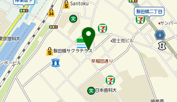 おおしまメンタルヘルスクリニック飯田橋の地図画像