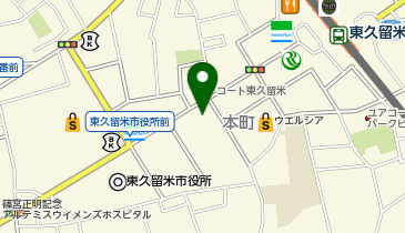 東久留米駅前耳鼻咽喉科の地図画像