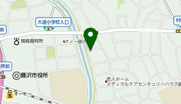 アマナメンタルクリニック藤沢の地図画像