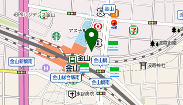 金山駅前内科・胃と大腸内視鏡NiEWクリニックの地図画像