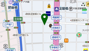 大阪淀屋橋消化器・内視鏡クリニックの地図画像