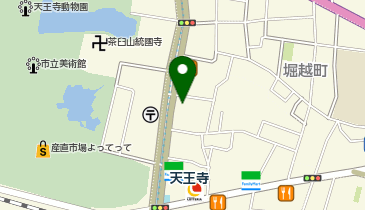天王寺やすえ消化器内科・内視鏡クリニックの地図画像