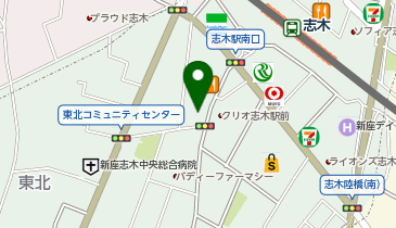よつば在宅クリニック新座の地図画像