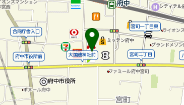 Sunnyキッズクリニック府中院の地図画像