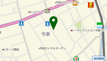 フォンタナクリニック天神の地図画像
