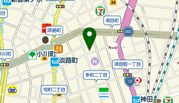 あたまと体のヘルスケアクリニック神田の地図画像