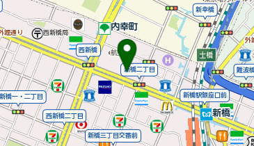 新橋メンタルクリニックの地図画像