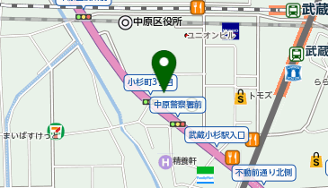 武蔵小杉すやま腎・泌尿器科の地図画像