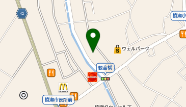 綾瀬かわせみ眼科の地図画像