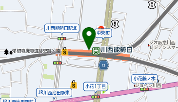 安真クリニック川西の地図画像