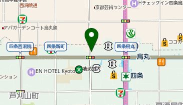 京都トラベルIDクリニックの地図画像