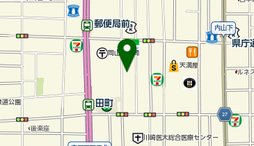 おくむら大腸肛門クリニックの地図画像