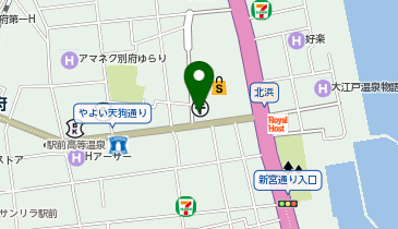 別府トキハクリニックの地図画像