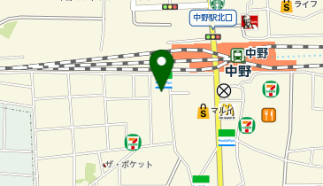 せきとぜんそくのクリニック 中野駅前院の地図画像