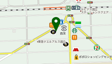 長久保病院附属国立駅前クリニックの地図画像