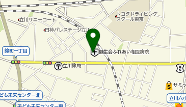 立川相互錦町クリニックの地図画像