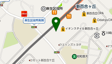 キャップスクリニック新百合ヶ丘の地図画像