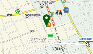 駅前ハートクリニックの地図画像