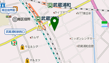 メディカルスキャニング武蔵浦和の地図画像