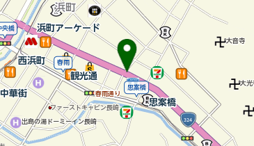 長崎クリニック浜町の地図画像