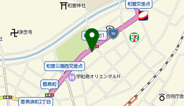 わこう皮ふ科形成外科の地図画像